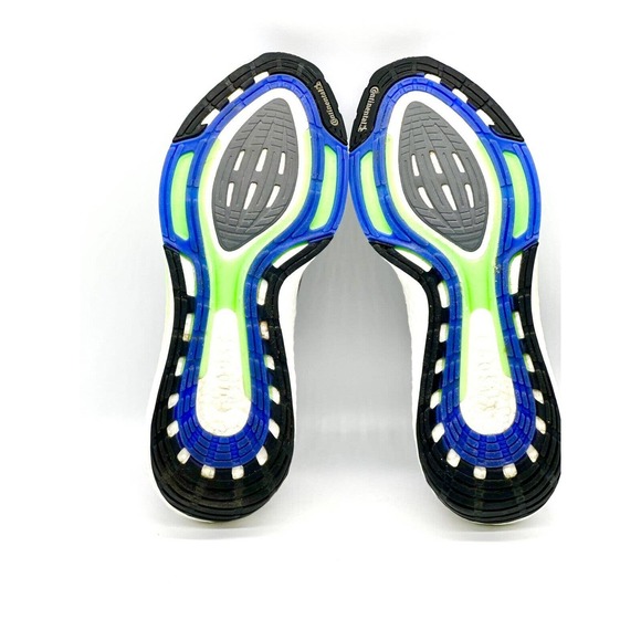 Adidas Shoes Men Size 11.5 UltraBOOST 21 Sonic Ink Black Green Brand‎ Sneakers - Picture 6 of 7